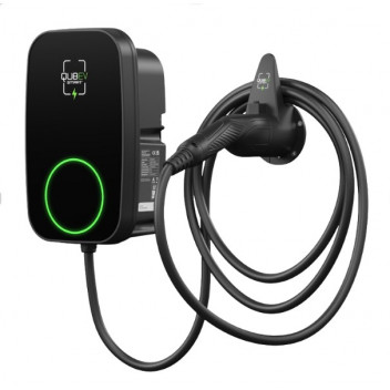 QUBEV Smart Type 2 5M Tethered 32A 22kW EV Charger