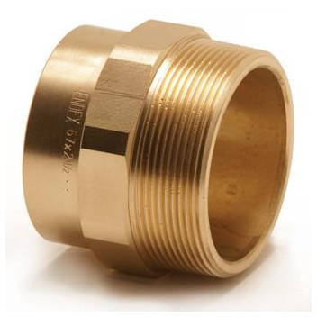 76x3\" Endbraze Straight Male Connector N3 - 89615