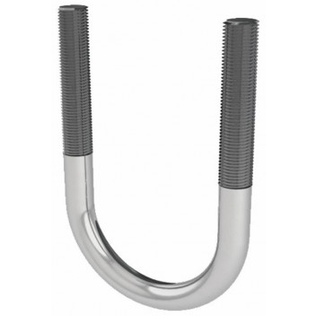 150mm (M12 Thread) Zinc Plated U-Bolt