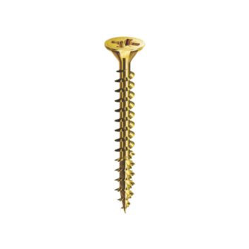 No.10 x 2\" Zinc Plated Countersunk Posidrive Woodscrew