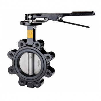 150mm F631 Ductile Iron Fully-Lugged Lever-Operated Butterfly Valve PN16