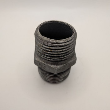 40mm OA144 Black Malleable Iron Hex Nipple
