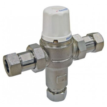 22mm TMV3-8 Heatguard 2in1 Thermostatic Mixing Valve HEAT160020