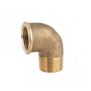 2\" Brass Male/Female 90Deg Elbow