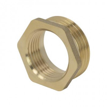 1.1/2x3/4\" Brass Hexagon Bush