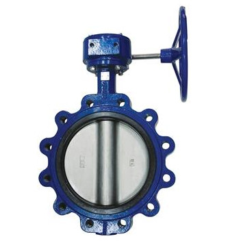 300mm V905G Ductile Iron Butterfly Valve Gear Op Fully Lugged PN16