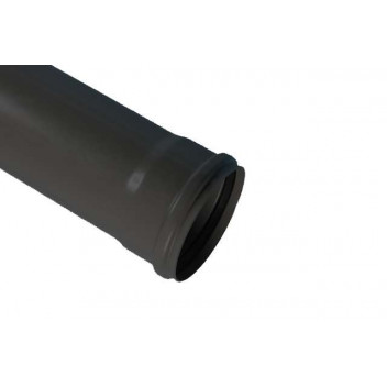 110mm 100P.4.30B Black Terrain Soil Pipe 4m