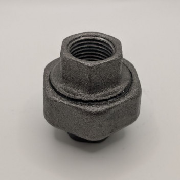20mm OA256 Black Malleable Iron Union