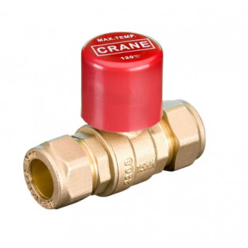 15mm D171ACLS Compression DZR Brass Ball Valve Lockshield PN16