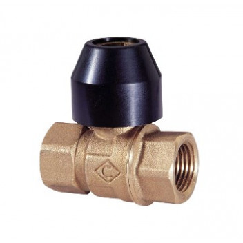 50mm D171LS Bronze Lockshield Ball Valve PN25 FxF