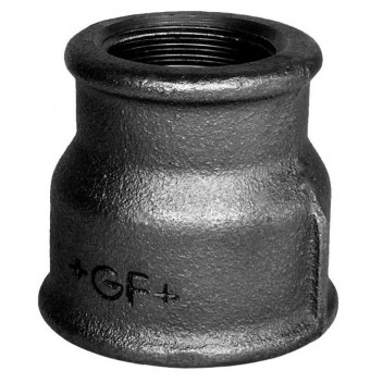 25 x 15mm F240 Black Malleable Iron Concentric Socket