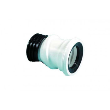 110mm 498P.4.030 White Swivel Connector 0-30deg Fin Seal