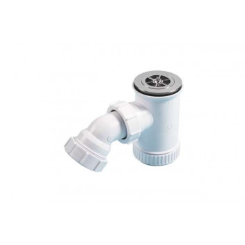 40mm 484.15 White Shower Trap with 45deg Adjustable Waste