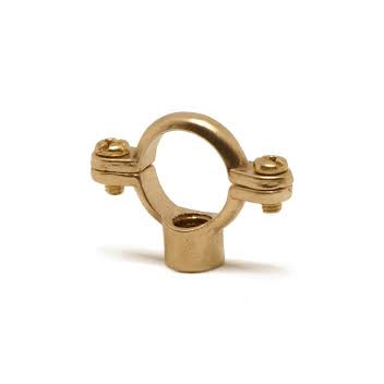 28mm x M10 A632 Metric Brass Single Pipe Ring