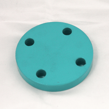 50mm PN16 P235GH Full Thickness FBE Green Blank Flange EN1092-1