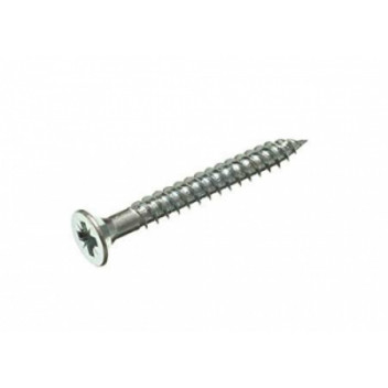 No.8 x 1 1/4\" Zinc Plated Countersunk Posidrive Woodscrew