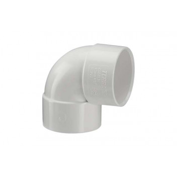 40mm 202.125.91 White 91deg Double Socket Knuckle Bend