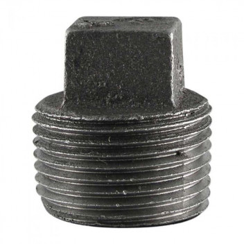 15mm Black Wrought Iron Plug