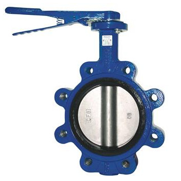 200mm V905 Ductile Iron Butterfly Valve Lever Op Fully Lugged PN16