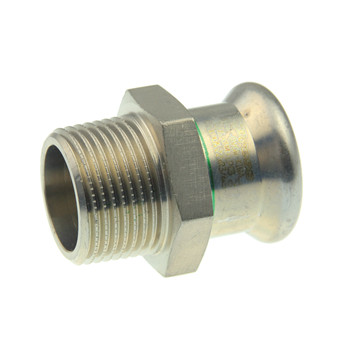 22x1/2\" Xpress Stainless Straight Male Connector SS3 - 11662