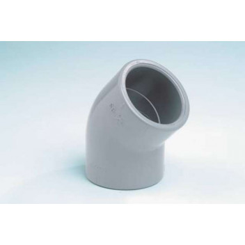 1\" GYA ABS Plain Solvent Cement 45 Degree Elbow