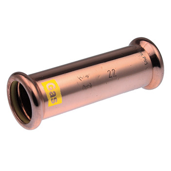 15mm Xpress Copper GAS Straight Slip Coupling SG1S - 39710