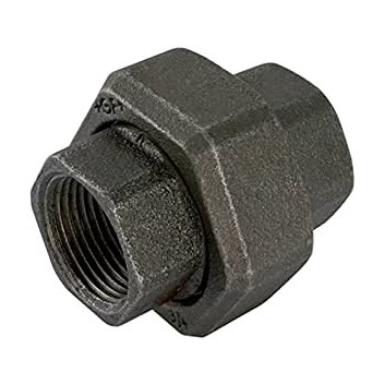 25mm F340 Black Malleable Iron Union