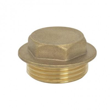 3/4\" Brass Flanged Plug