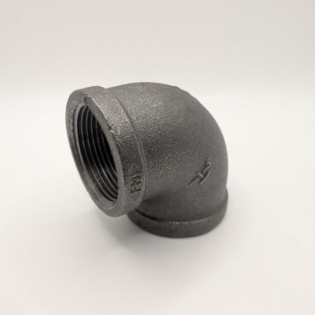 32mm OA151 Black Malleable Iron 90 Degree Elbow