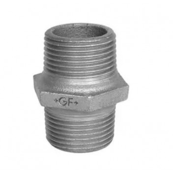 25mm F280 Galvanised Malleable Iron Hex Nipple