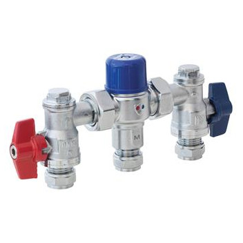 15mm PEG402UA Chrome Thermostatic Mixing Valve PN12.5