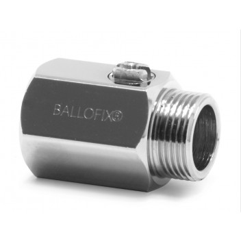 3/4\" x 3/4\" 3410ZA Chrome Plated Brass Ballofix Isolating Ball Valve PN16 MxF