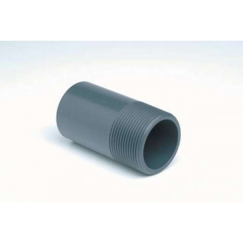 1.1/2\" BNC PVC-U Plain/BSP Barrel Nipple RFCBNC0500