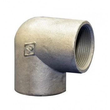 15mm Galvanised Wrought Iron Elbow