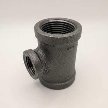 40x20mm OA161 Black Malleable Iron Reduced Tee